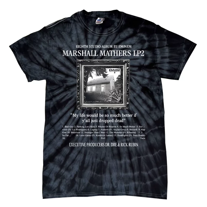 Eighth Studio Album By Marshall Mathers Lp2 Tie-Dye T-Shirt