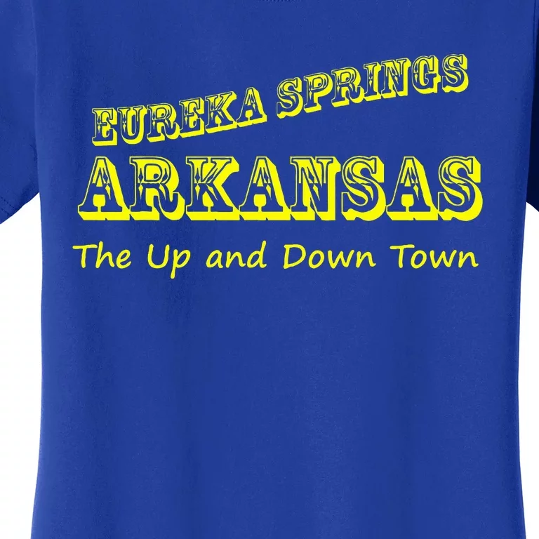 Eureka Springs Arkansas Up And Down Town Souvenir Women's T-Shirt