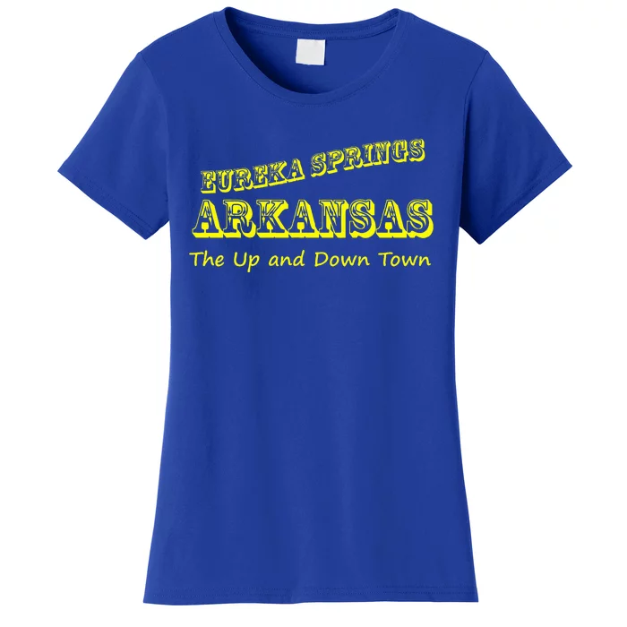 Eureka Springs Arkansas Up And Down Town Souvenir Women's T-Shirt