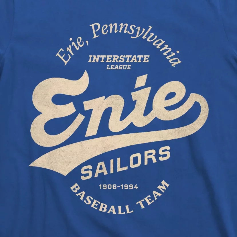 Erie Sailors A Minor League Baseball Team Pennsylvania 1906 T-Shirt