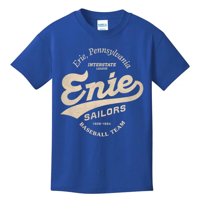 Erie Sailors A Minor League Baseball Team Pennsylvania 1906 Kids T-Shirt