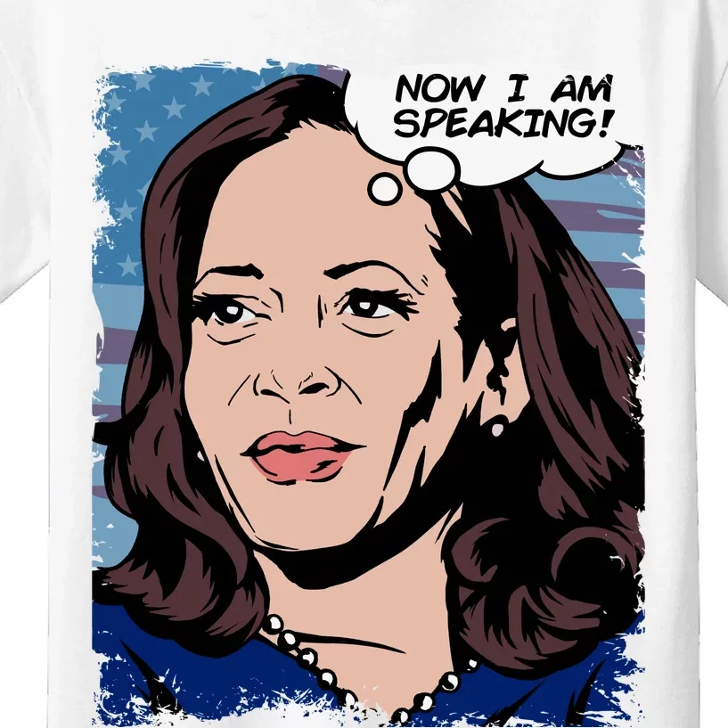 Now I Am Speaking Kamala Harris Kids T-Shirt