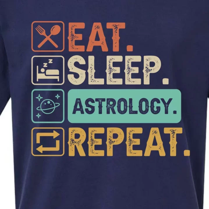 Eat Sleep Astrology Repeat Astrology Great Gift Sueded Cloud Jersey T-Shirt