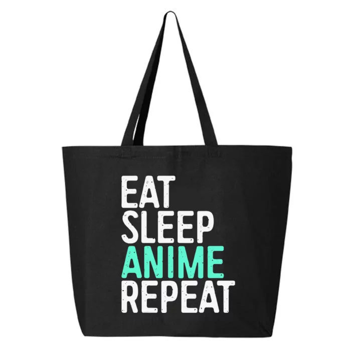 Eat Sleep Anime Repeat Japanese Animation Lover 25L Jumbo Tote