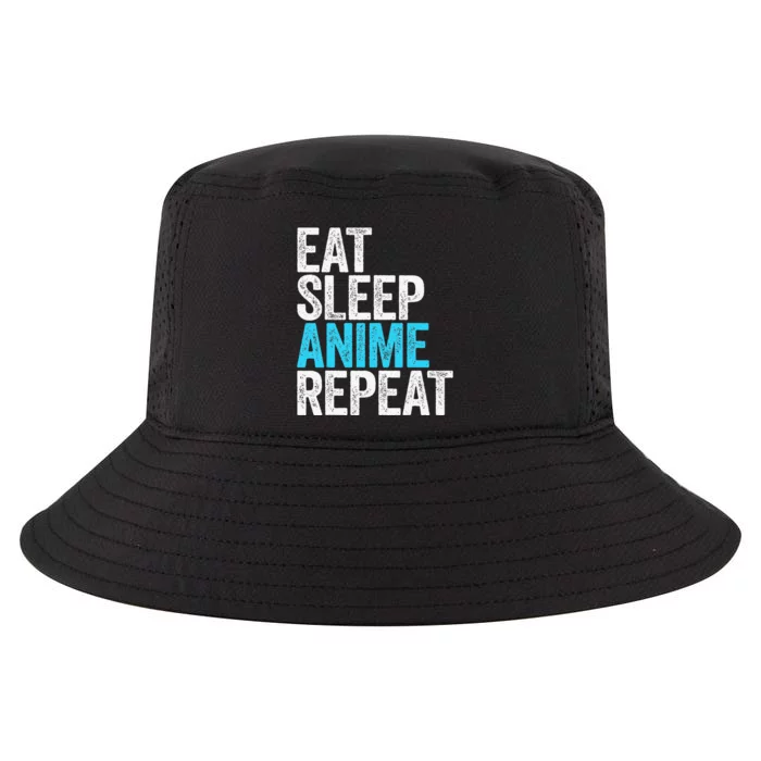 Eat Sleep Anime Repeat Japanese Animation Lover Cool Comfort Performance Bucket Hat