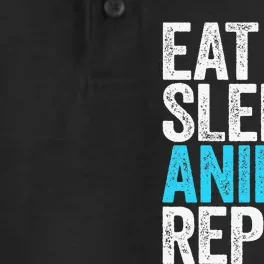 Eat Sleep Anime Repeat Japanese Animation Lover Dry Zone Grid Performance Polo