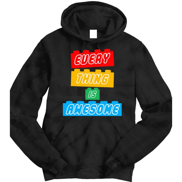 Everything S Awesome For The Eternal Optimist Tie Dye Hoodie