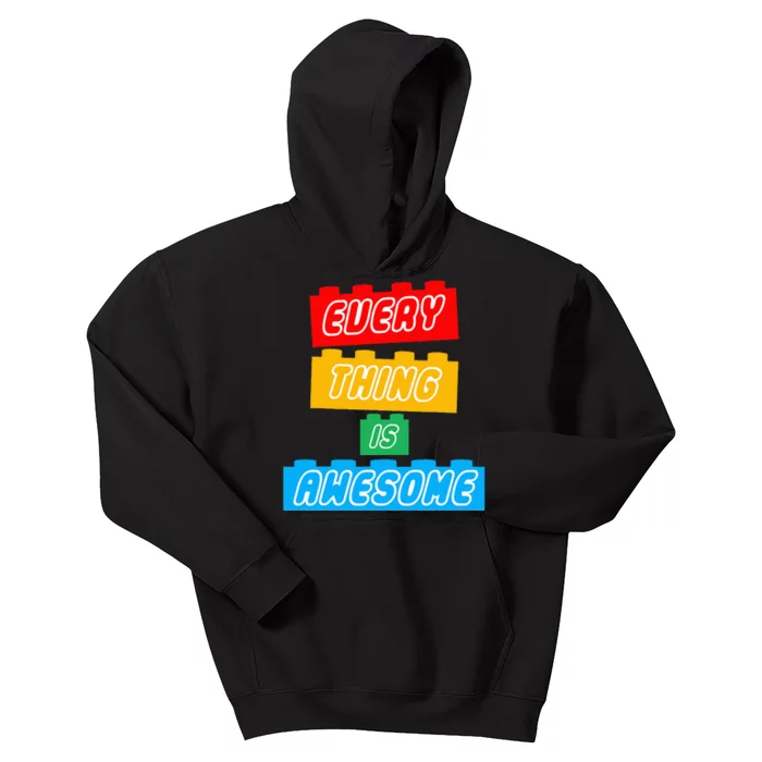 Everything S Awesome For The Eternal Optimist Kids Hoodie