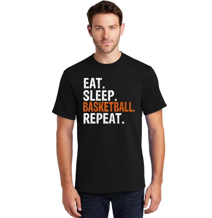 Eat Sleep Basketball Repeat Gift Tall T-Shirt