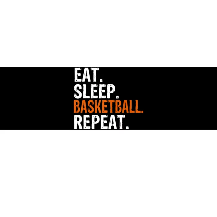 Eat Sleep Basketball Repeat Gift Bumper Sticker