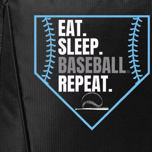 Eat Sleep Baseball Repeat City Backpack