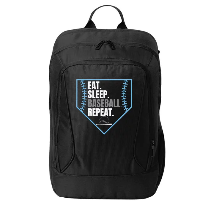 Eat Sleep Baseball Repeat City Backpack