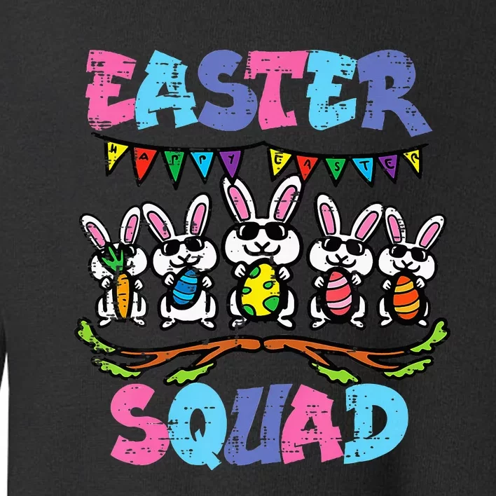 Easter Squad Bunnies Family Matching Toddler Sweatshirt