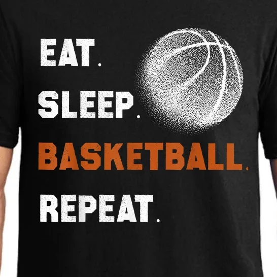 Eat Sleep Basketball Repeat Pajama Set