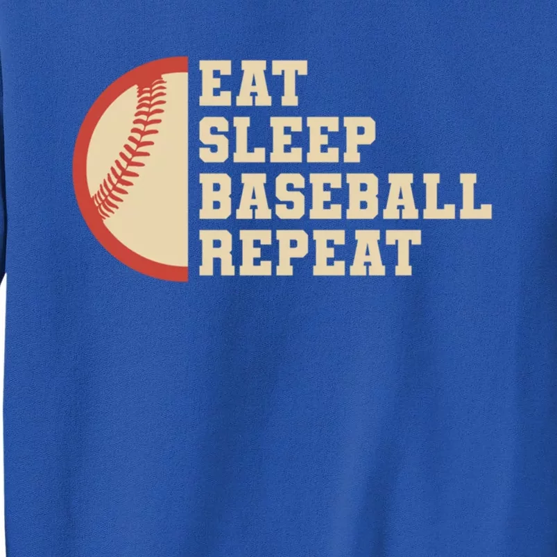 Eat Sleep Baseball Repeat Baseball Player Cute Gift Sweatshirt