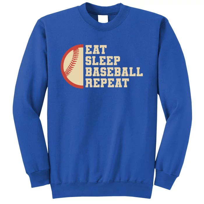 Eat Sleep Baseball Repeat Baseball Player Cute Gift Sweatshirt