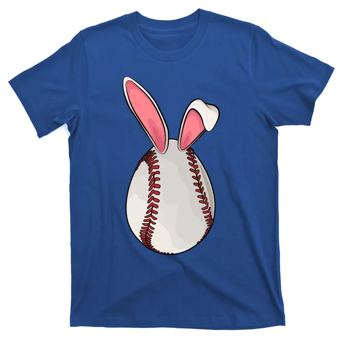 Easter Sunday Baseball Cute Bunny Lovers Funny Gift T-Shirt