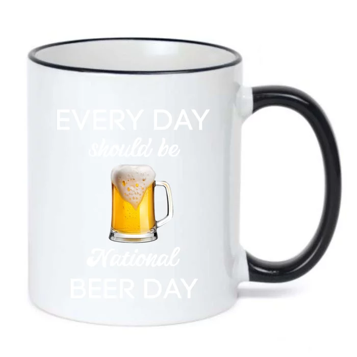 Everyday Should Be National Beer Day Beer Gift Mug Gift Black Color Changing Mug