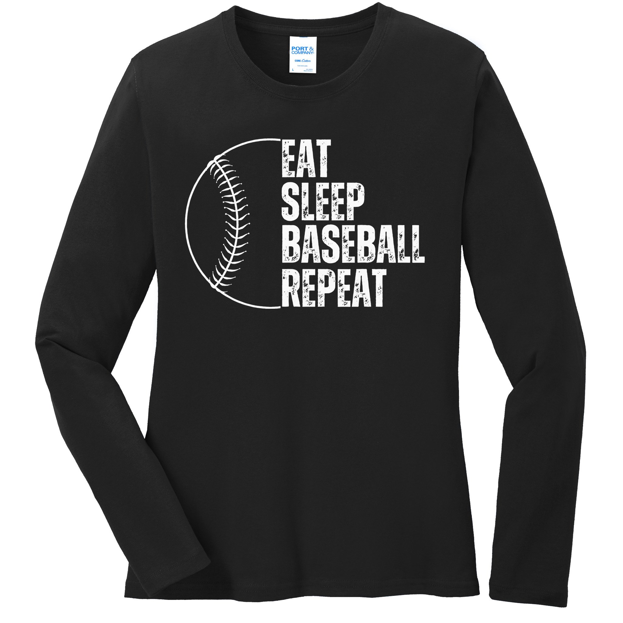 Eat Sleep Baseball Repeat Baseball Player Funny Baseball Shirt