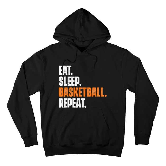 Eat Sleep Basketball Repeat - Game Trainer Baller Shoot Ball Tall Hoodie