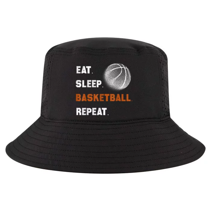 Eat Sleep Basketball Repeat Cool Comfort Performance Bucket Hat