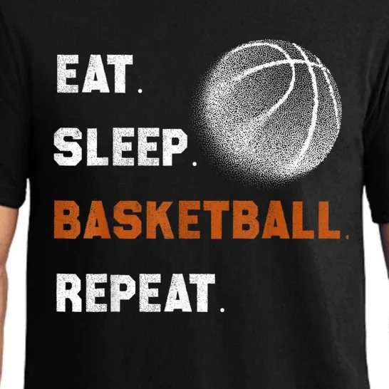 Eat Sleep Basketball Repeat Pajama Set