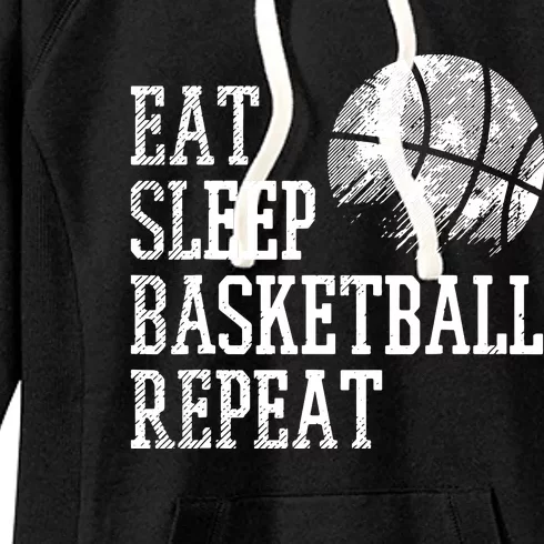 Eat Sleep Basketball Repeat Coach Player Men Women Women's Fleece Hoodie