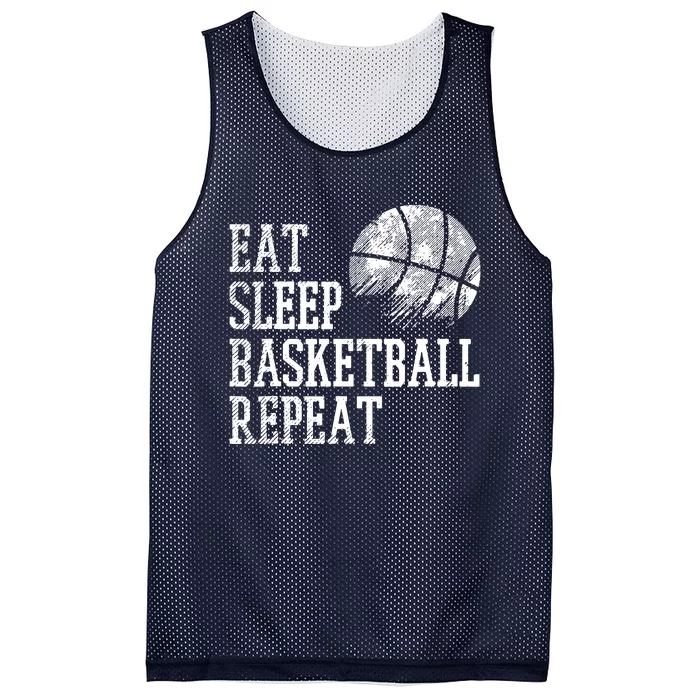 Eat Sleep Basketball Repeat Coach Player Men Women Mesh Reversible Basketball Jersey Tank