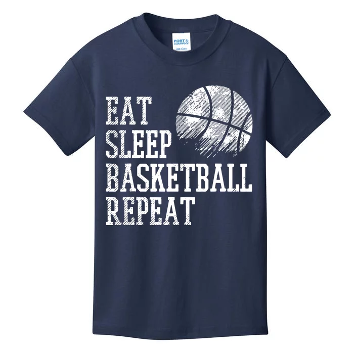 Eat Sleep Basketball Repeat Coach Player Men Women Kids T-Shirt