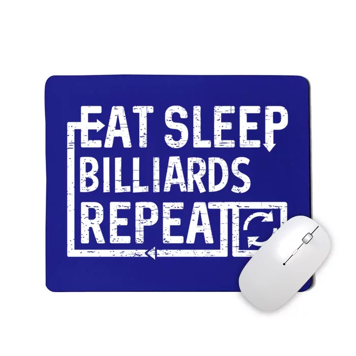 Eat Sleep Billiards Gift Mousepad