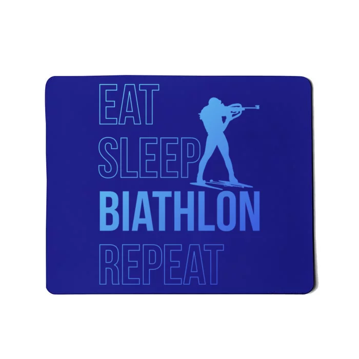 Eat Sleep Biathlon Skiing Shooting Ski Gift Mousepad