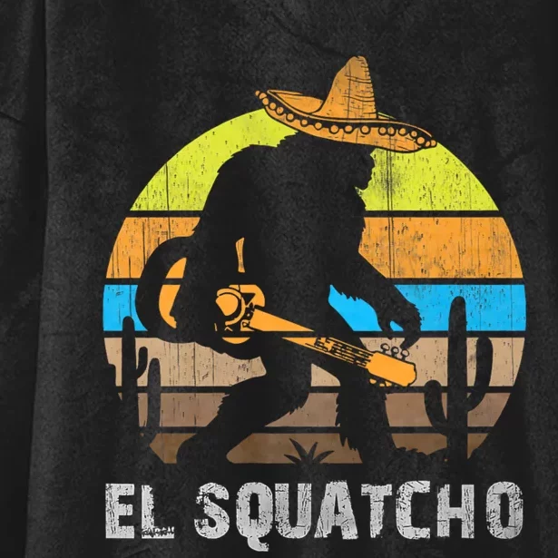 El Squatcho Bigfoot Sasquatch Hooded Wearable Blanket