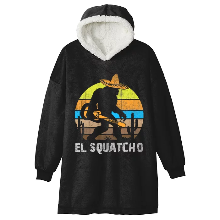 El Squatcho Bigfoot Sasquatch Hooded Wearable Blanket