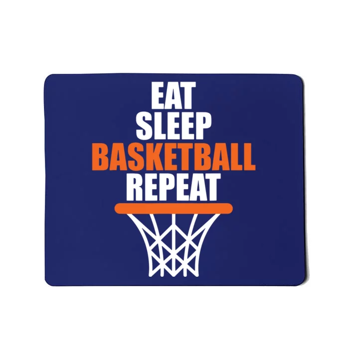 Eat Sleep Basketball Repeat Shirts For Basketball Fans Mousepad