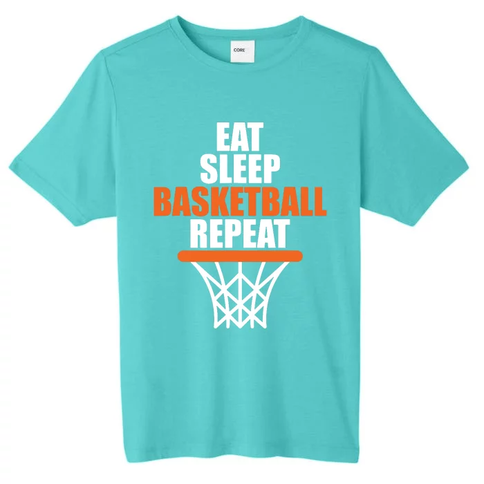 Eat Sleep Basketball Repeat Shirts For Basketball Fans ChromaSoft Performance T-Shirt