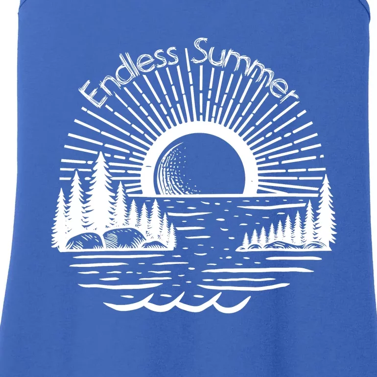 Endless Summer Beach Vibes Ladies Essential Tank