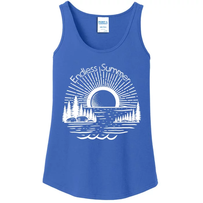 Endless Summer Beach Vibes Ladies Essential Tank