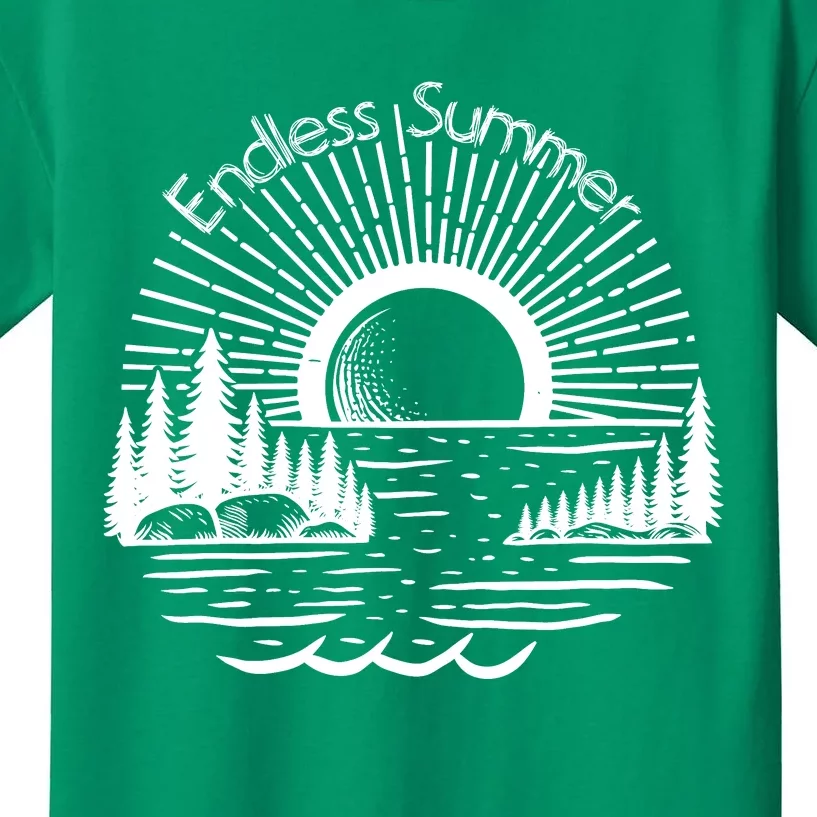 Endless Summer Beach Vibes Kids T-Shirt