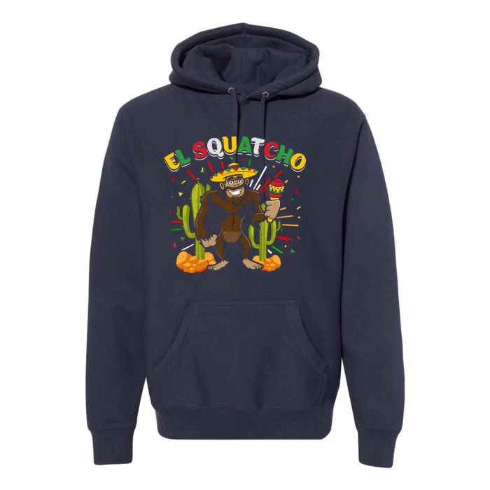 El Squatcho Bigfoot Saquatch Premium Hoodie