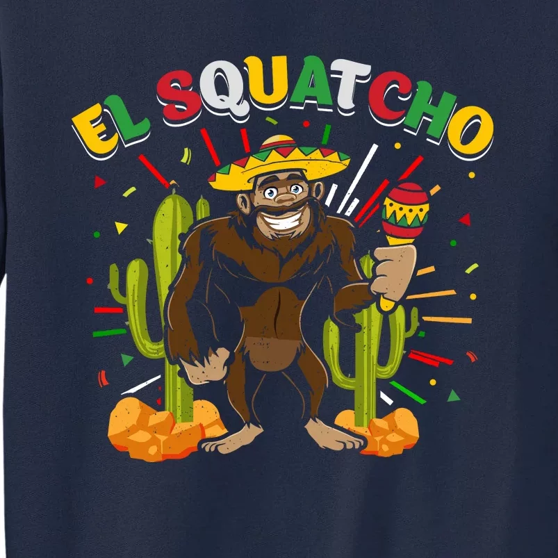 El Squatcho Bigfoot Saquatch Tall Sweatshirt