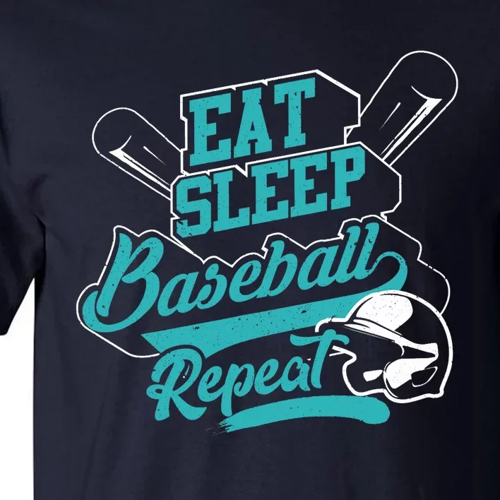 Eat Sleep Baseball Repeat - Baseball Player Gift Tall T-Shirt