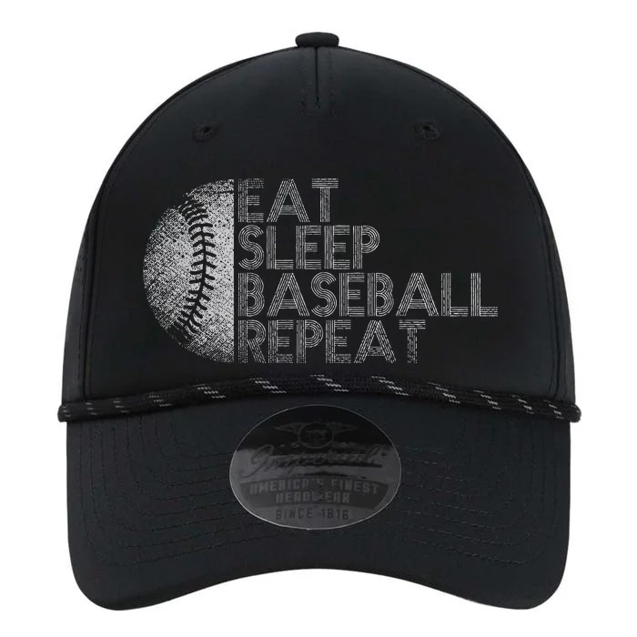 Eat Sleep Baseball Repeat Baseball Player Performance The Dyno Cap