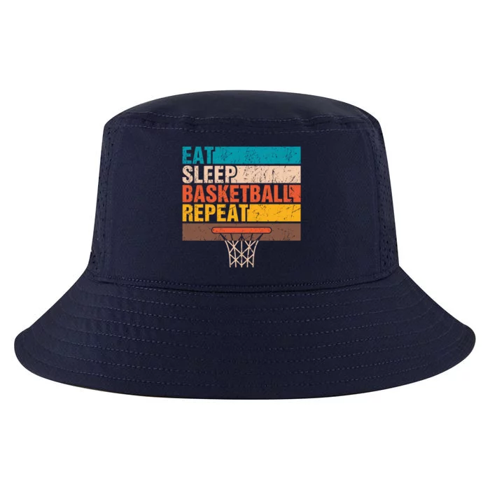 Eat. Sleep. Basketball. Repeat. Basketball Youths Bball Cool Comfort Performance Bucket Hat