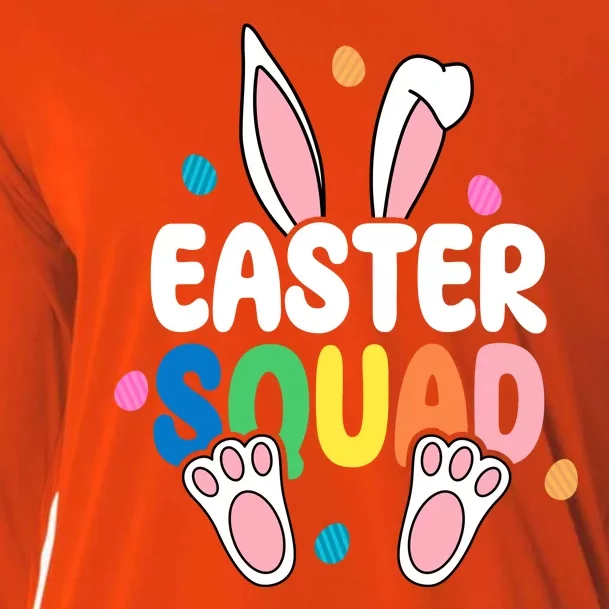 Easter Squad Bunny Holiday Colorful Cooling Performance Long Sleeve Crew