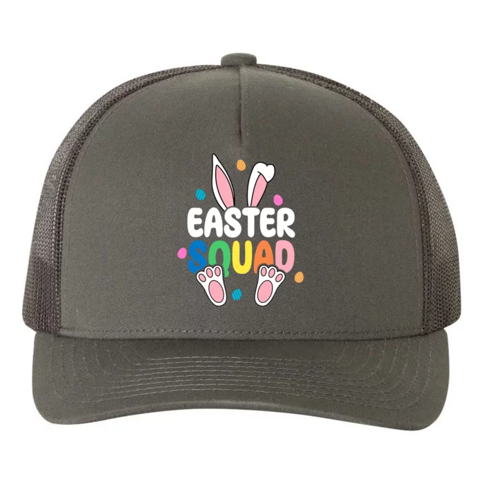 Easter Squad Bunny Holiday Colorful Yupoong Adult 5-Panel Trucker Hat