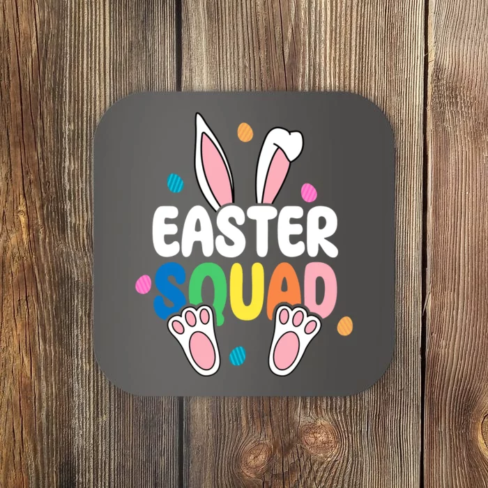 Easter Squad Bunny Holiday Colorful Coaster