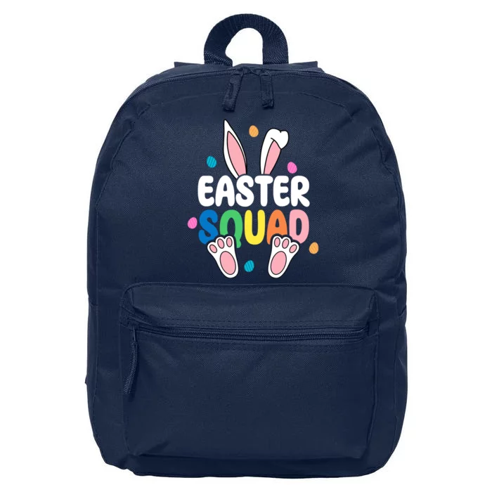 Easter Squad Bunny Holiday Colorful 16 in Basic Backpack