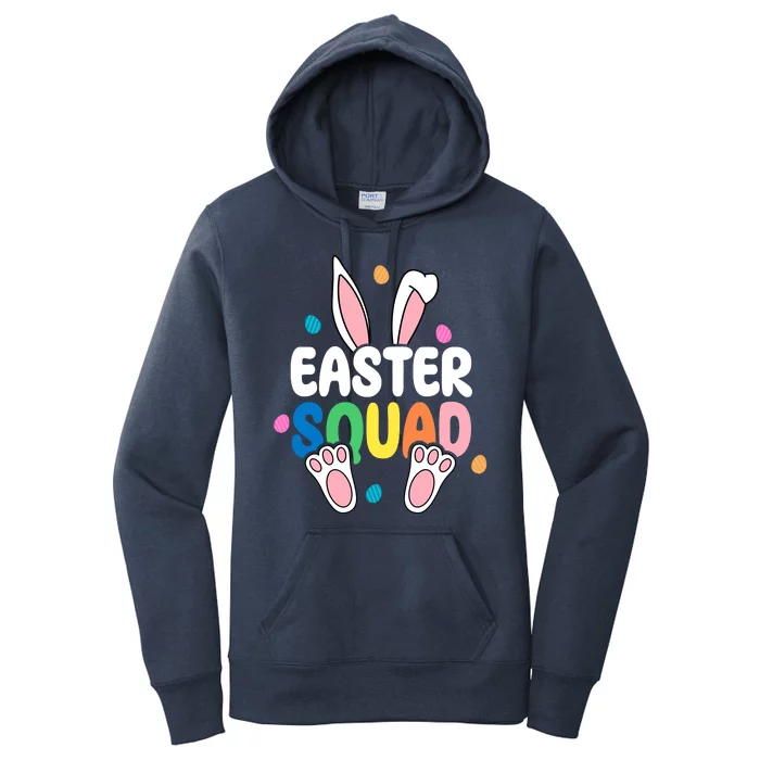 Easter Squad Bunny Holiday Colorful Women's Pullover Hoodie