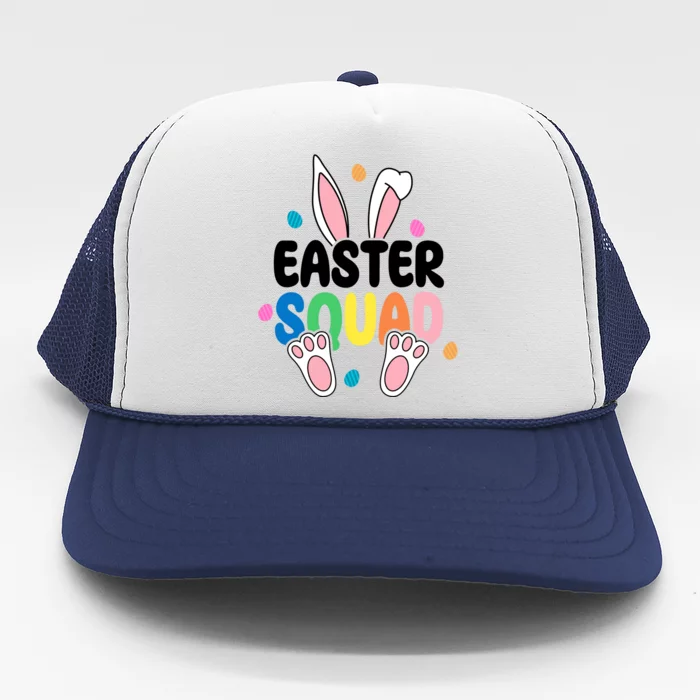 Easter Squad Bunny Holiday Colorful Trucker Hat