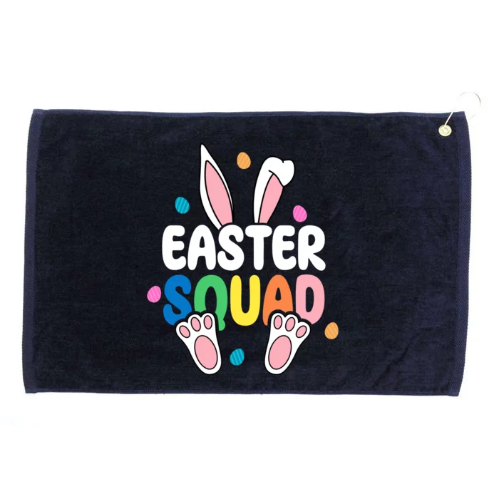 Easter Squad Bunny Holiday Colorful Grommeted Golf Towel